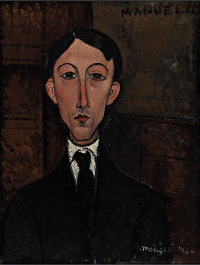 Bust of Manuel Humbert by Amedeo Modigliani